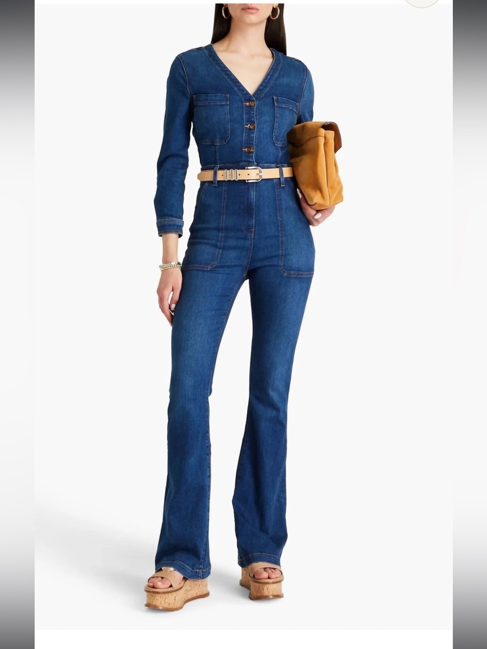 Veronica Beard - Savanna Flared Jumpsuit